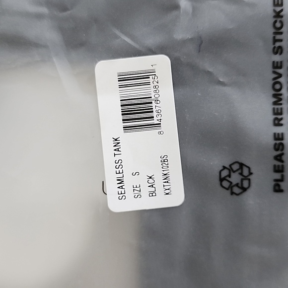 Knix Seamless Tank Top Black Size Small - Picture 4 of 7